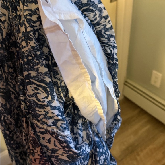 Abercrombie & Fitch Navy Patterned Maxi Dress - Picture 7 of 9